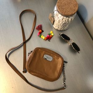 Michael Kors Crossbody • Light Brown Leather